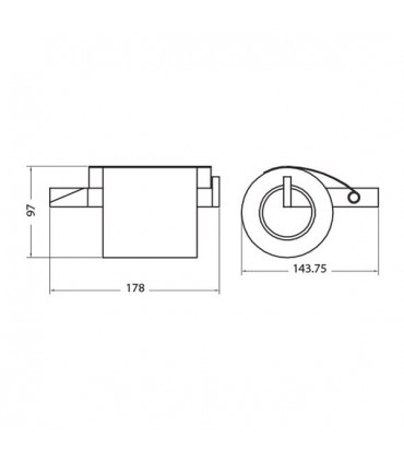 Porte rouleau papier wc fixation murale série Valencia VBA906
