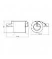 Porte rouleau papier wc fixation murale série Valencia VBA906 Porte rouleau papier wc fixation murale série Valencia VBA906