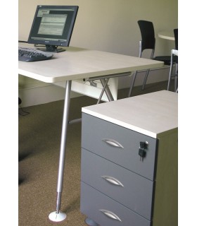 Poignée coquille série 1 argent mat