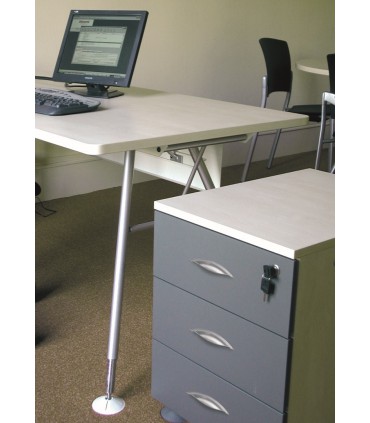 Poignée coquille série 1 argent mat