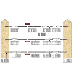 EASY KIT 16/17 MONTAGE NON TRAVERSANT ENTRE POTEAUX BOIS EASY KIT 16/17 MONTAGE NON TRAVERSANT ENTRE POTEAUX BOIS