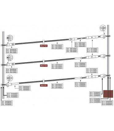 EASY KIT 10/11 MONTAGE TRAVERSANT ENTRE TUBES