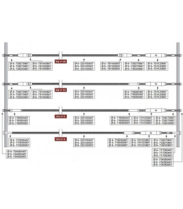 EASY KIT 10/11 MONTAGE TRAVERSANT ENTRE TUBES