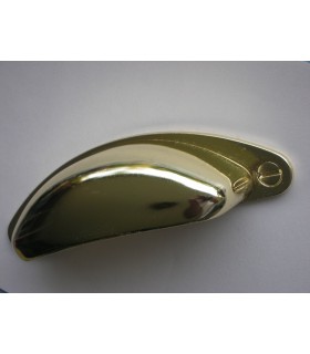 Poignée coquille série 2 chromé brillant