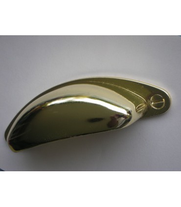 Poignée coquille série 2 chromé brillant