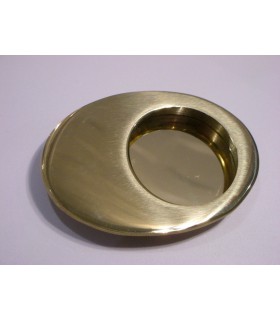 Poignée cuvette série Elle laiton poli Poignée cuvette série Elle laiton poli