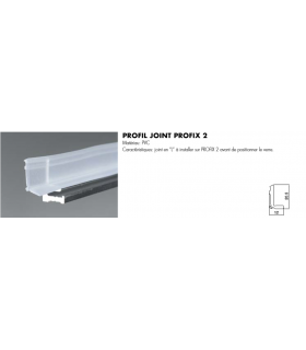 Joint en L pour profils PROFIX 2 Joint en L pour profils PROFIX 2