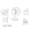 Charnière EASY pour porte bois ou verre