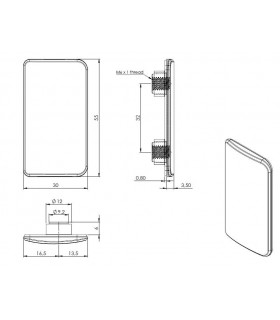 Contreplaque EASY pour porte bois ou verre Contreplaque EASY pour porte bois ou verre