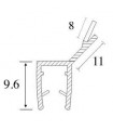 Joint d'étanchéité verre sur verre à 135° série S.5703 Joint d'étanchéité verre sur verre à 135° série S.5703