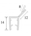 Joint d'étanchéité verre sur verre à 135° série S.5703 Joint d'étanchéité verre sur verre à 135° série S.5703