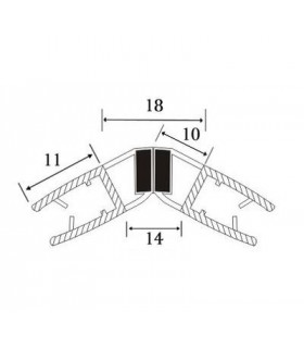 Joint d'étanchéité magnétique 135° série S.5712 Joint d'étanchéité magnétique 135° série S.5712