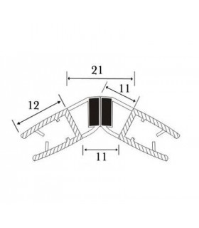 Joint d'étanchéité magnétique 135° série S.5712 Joint d'étanchéité magnétique 135° série S.5712