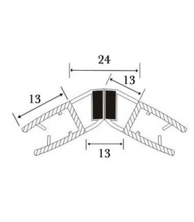 Joint d'étanchéité magnétique 135° série S.5712 Joint d'étanchéité magnétique 135° série S.5712