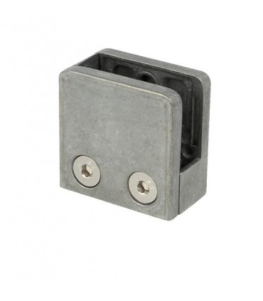 Pince a verre à talon plat - modèle Square - Zamak brut