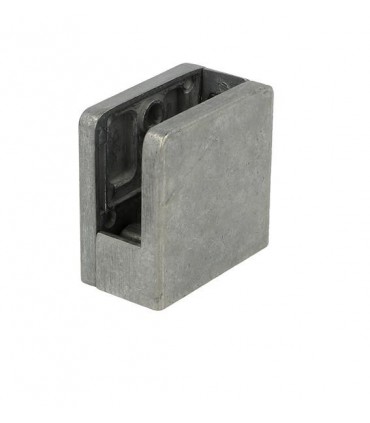 Pince a verre à talon plat - modèle Square - Zamak brut