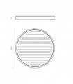 Porte savon rond en inox série Branch Porte savon rond en inox série Branch
