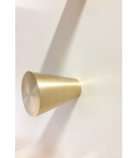 Poignée bouton cône en laiton massif Poignée bouton cône en laiton massif