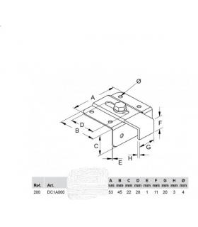 Rail de fixation pour placards hauts Rail de fixation pour placards hauts