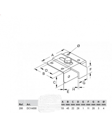 Rail de fixation pour placards hauts