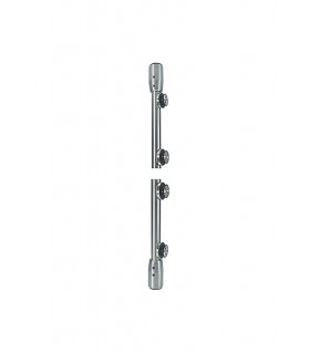 Set de deux pivots vertical pour porte en verre Set de deux pivots vertical pour porte en verre
