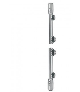 Set de deux pivots vertical pour porte en verre Set de deux pivots vertical pour porte en verre