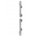 Set de deux pivots vertical pour porte en verre Set de deux pivots vertical pour porte en verre