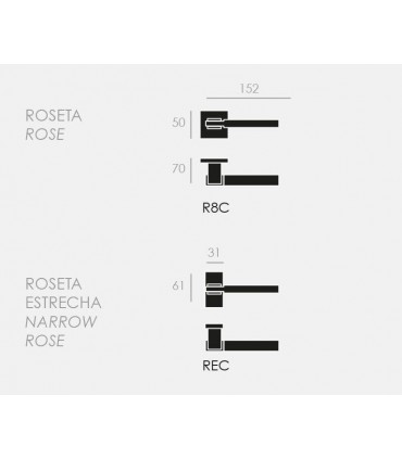 Poignée de porte QUADRO 