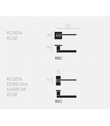 Poignée de porte NADIA