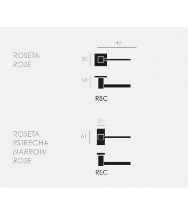 Poignée de porte PLANO