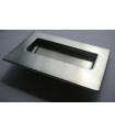 Poignée cuvette inox 125 x 83 sans trous