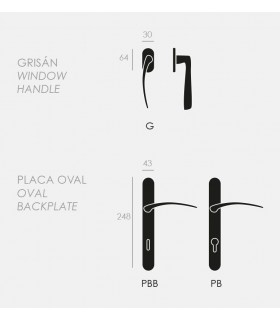 Poignée de porte IDEA 