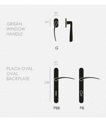 Poignée de porte IDEA 