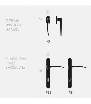 Poignée de porte FEY