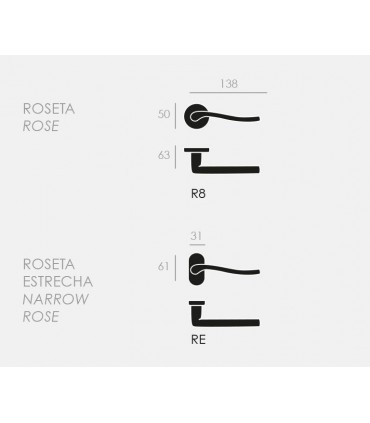 Poignée de porte NINA