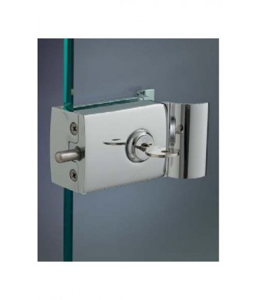 Serrure a clé avec poignée