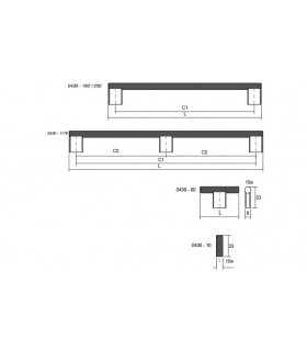 POIGNEE ET BOUTON DE MEUBLE SERIE GRAF2 0430 PAR VIEFE POIGNEE ET BOUTON DE MEUBLE SERIE GRAF2 0430 PAR VIEFE