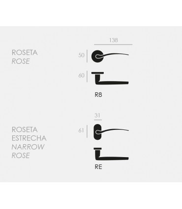 Poignée de porte SOFT 