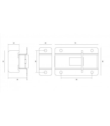 Loquet inox avec ou sans voyant