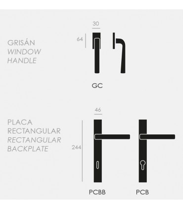 Poignée de porte TOUCH 