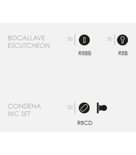 Poignée de porte TOUCH carré