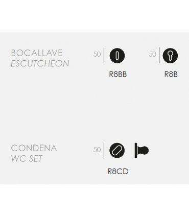 Poignée de porte TOUCH carré