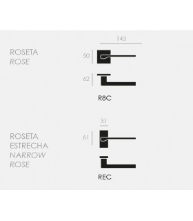 Poignée de porte FILA 