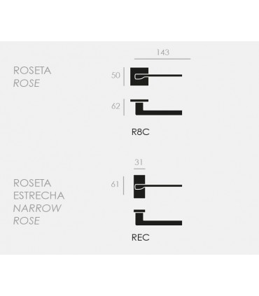 Poignée de porte FILA 