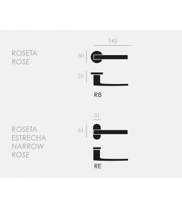 Poignée de porte ANGOLO 