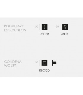 Poignée de porte SENS.SO 135 de Groël en noir ou blanc