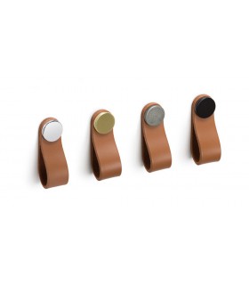 Bouton en cuir beige ligne Flexa Bouton en cuir beige ligne Flexa