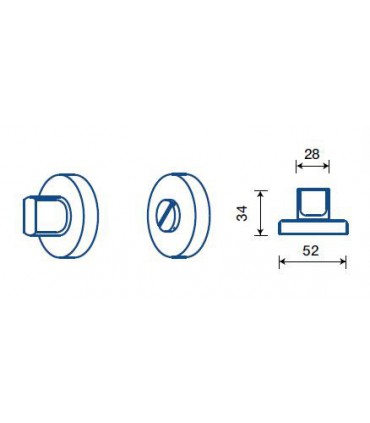 Poignée béquille de porte ou fenêtre ALESSIA  - Frascio