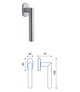 Poignée béquille de porte ou fenêtre LUCIA  - Frascio