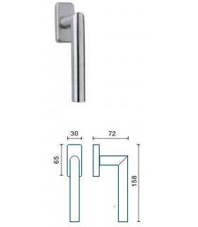 Poignée béquille de porte ou fenêtre LUCIA SQUARE - Frascio